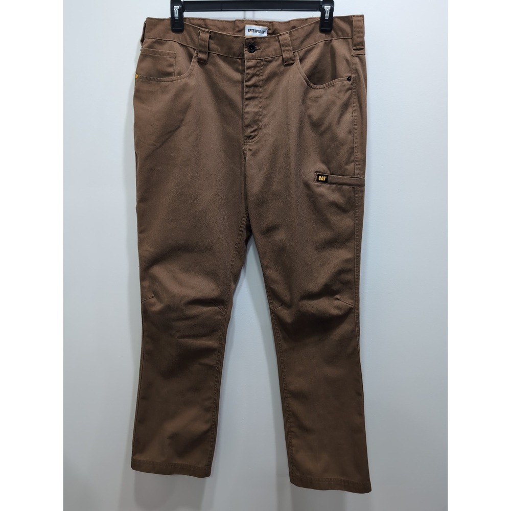 Caterpillar Cat Men's Rigid Twill‎ Utility Pant, Size: 38 x 32, Bronze #7070006.